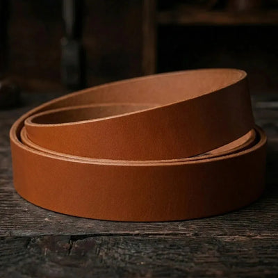 Bande de cuir naturel 3,0-3,5mm, 130-140cm, 15-80mm - Cognac – CraftPoint