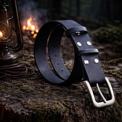 Ceinture en cuir véritable : modèle Bushcraft - 4,5-5 mm – CraftPoint