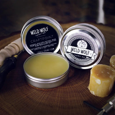 Wild Wolf Leather Wax - Cire naturelle pour cuir - 50 ml – CraftPoint
