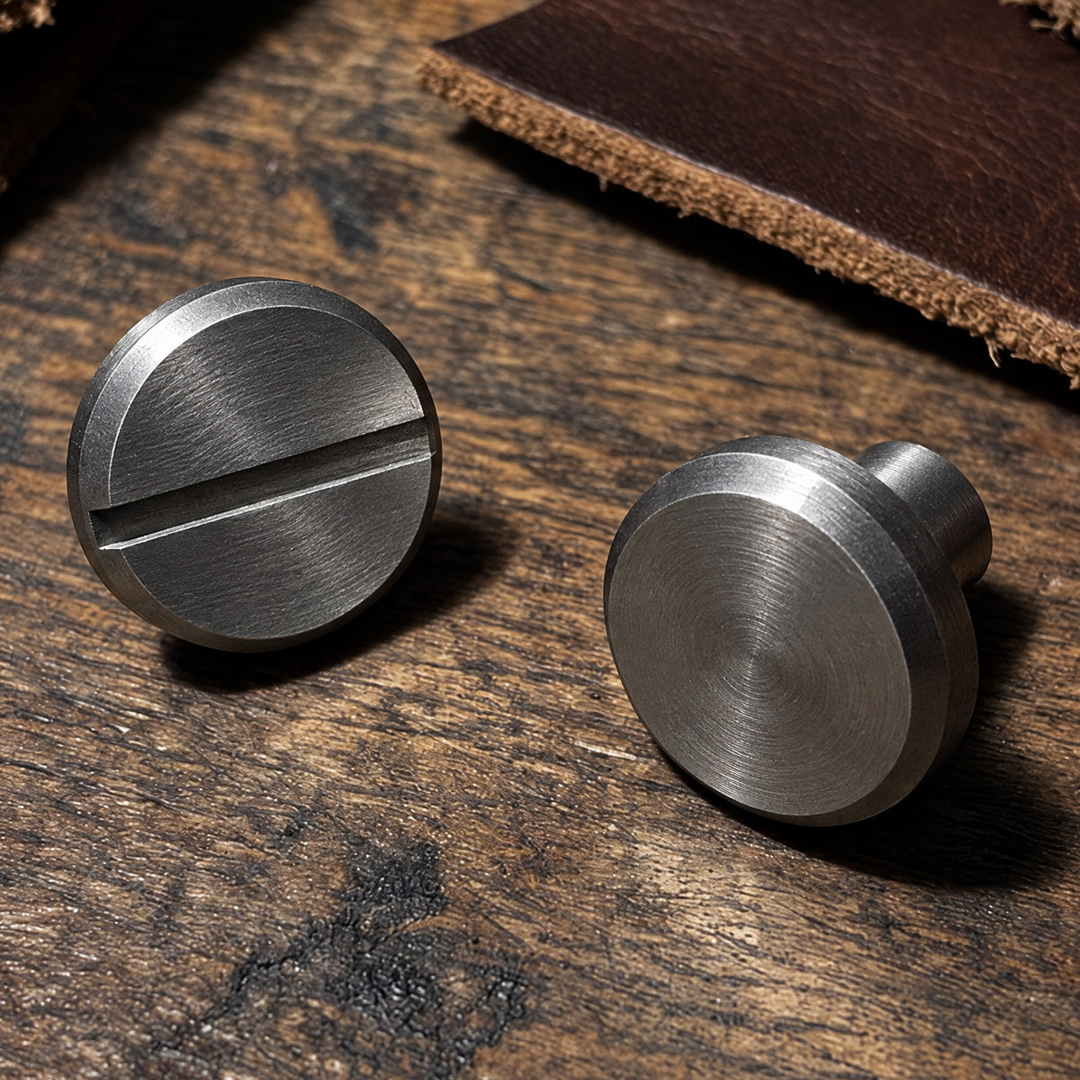 Rivets à vis 10/6 mm - argentés