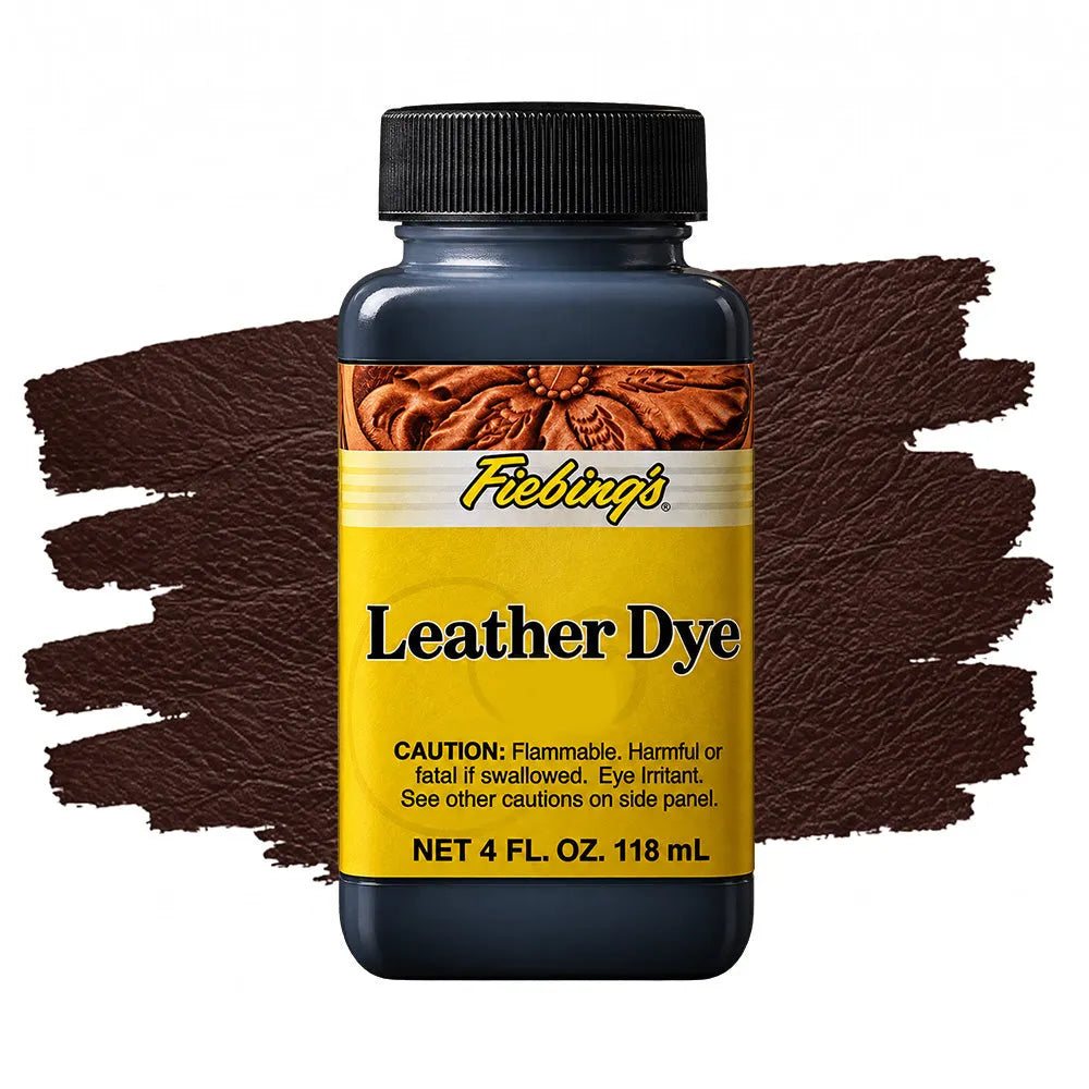 Fiebing's Leather Dye - Ciemnobrązowa farba do skóry - 118 ml – CraftPoint