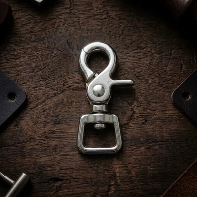 Mousqueton à gâchette 62 mm – chromé – CraftPoint