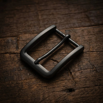 Boucle de ceinture 35 mm – gun metal brossé – CraftPoint