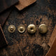 Boutons-pression 15mm - dorés - 10 ensembles – CraftPoint