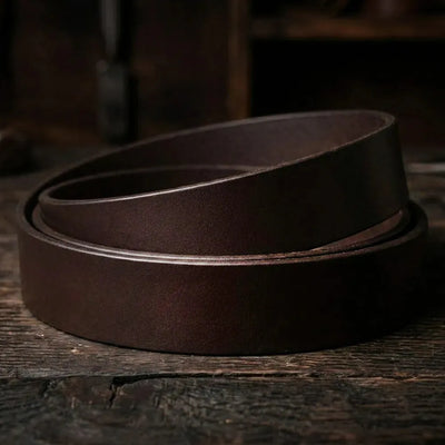 Bande de cuir 3,0-3,5mm, 130-140cm, 15-80mm - Marron foncé – CraftPoint
